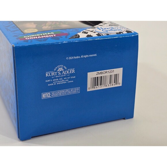 ALK Kurt S Adler Christmas Tree Ornament Lite-Brite Hasbro Toy Light Bright NEW - Picture 5 of 5